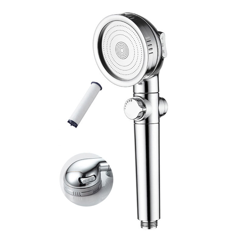 Super Pressurized Shower Head 3 Sprays Adjustable Water Flow Round Shower Head