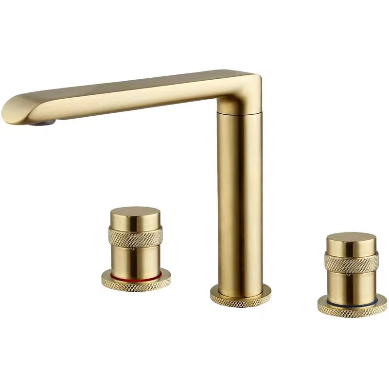 Luxury Vessel Faucet 3 Holes High-Arc Vessel Sink Bathroom Faucet