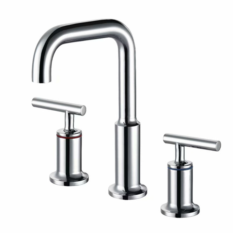 Luxury Vessel Faucet 3 Holes High-Arc Vessel Sink Bathroom Faucet