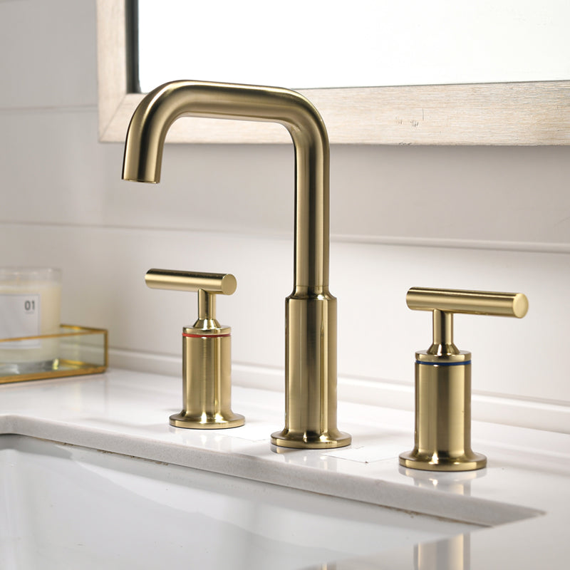 Luxury Vessel Faucet 3 Holes High-Arc Vessel Sink Bathroom Faucet