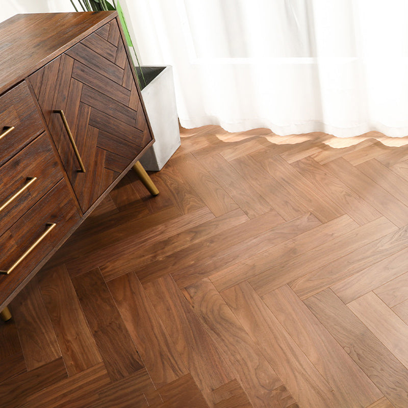 Traditional Flooring Tiles Solid Wood Wire Brushed Flooring with Click Lock