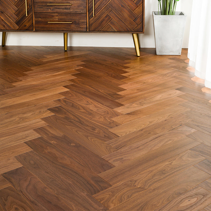 Traditional Flooring Tiles Solid Wood Wire Brushed Flooring with Click Lock