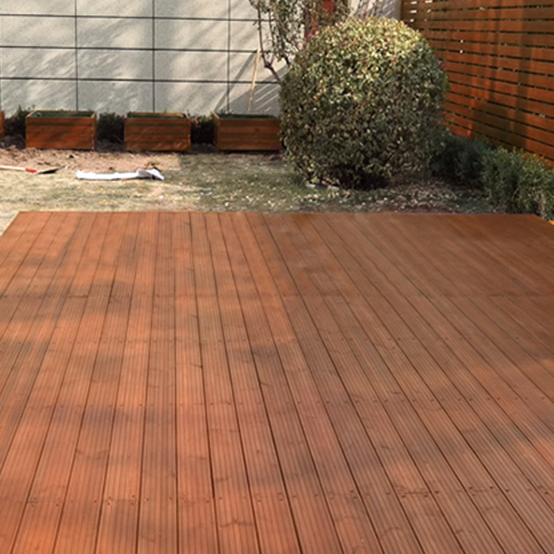 Modern Hardwood Deck Tiles Solid Wood Nail Flooring Planks for Patio