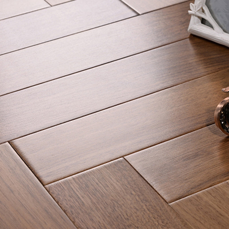 Solid Wood Hardwood Deck Tiles Smooth Contemporary Floor Bullnose