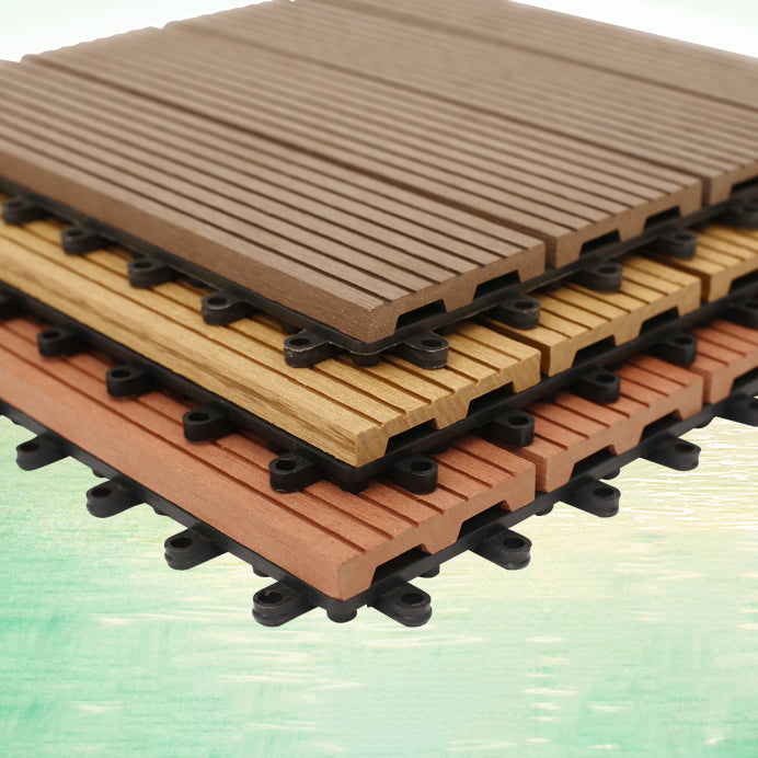 Deck Plank Loose Lay Manufactured Wood Decking Tiles Outdoor Flooring