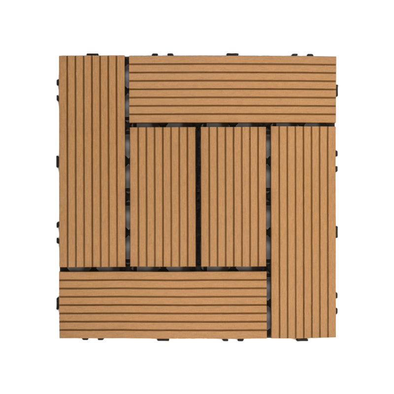 Deck Plank Loose Lay Manufactured Wood Decking Tiles Outdoor Flooring