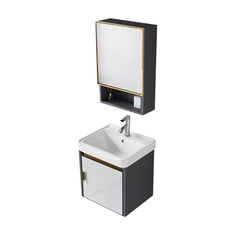 Modern Style Bath Vanity Dirt Resistant Wall Mount Bath Vanity with Faucet