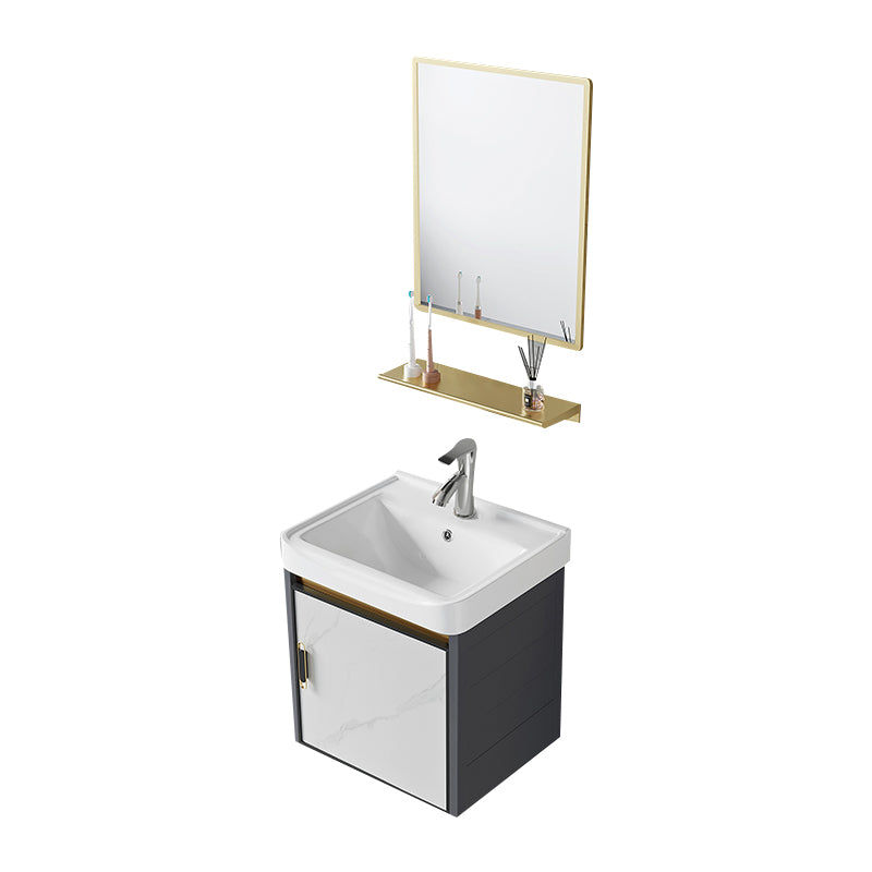 Modern Style Bath Vanity Dirt Resistant Wall Mount Bath Vanity with Faucet