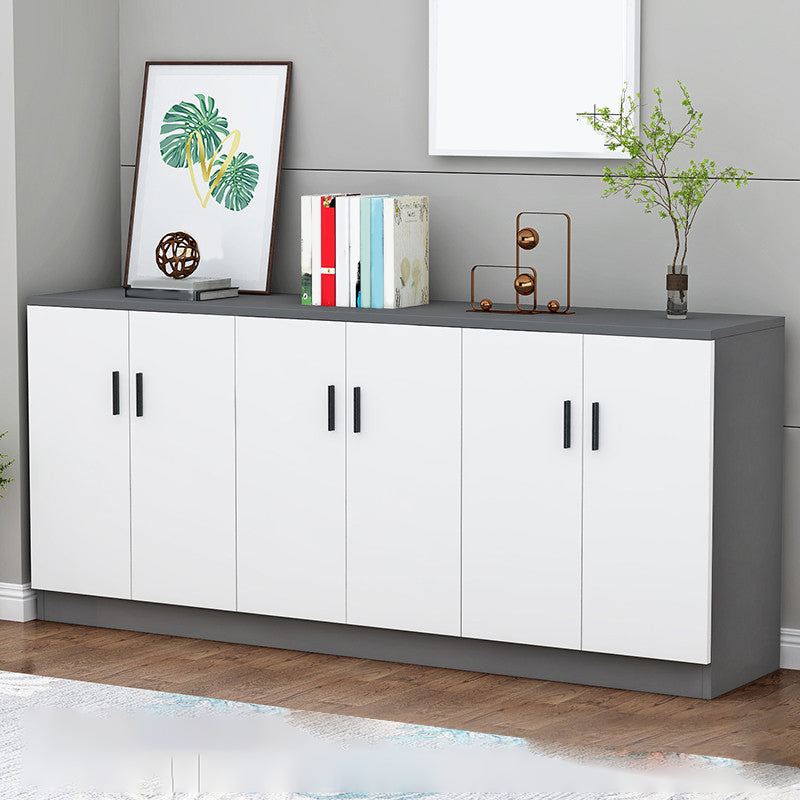 Modern Sideboard Cabinet Engineered Wood Adjustable Shelves Server with Doors