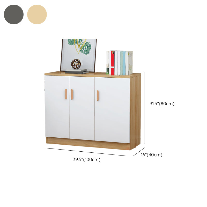 Modern Sideboard Cabinet Engineered Wood Adjustable Shelves Server with Doors