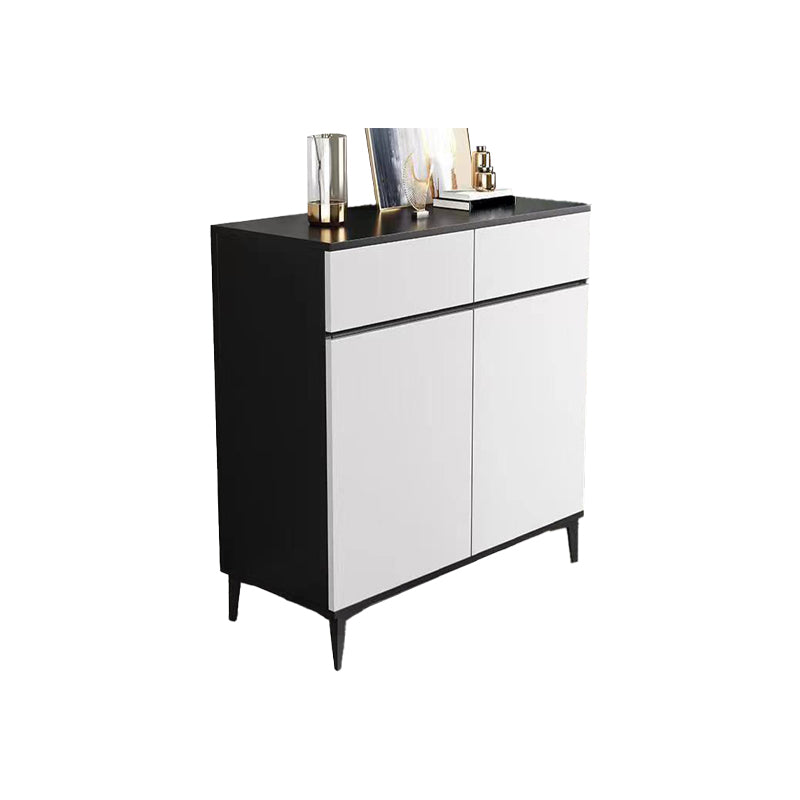 Modern Sideboard Cabinet Engineered Wood Server with Adjustable Shelving