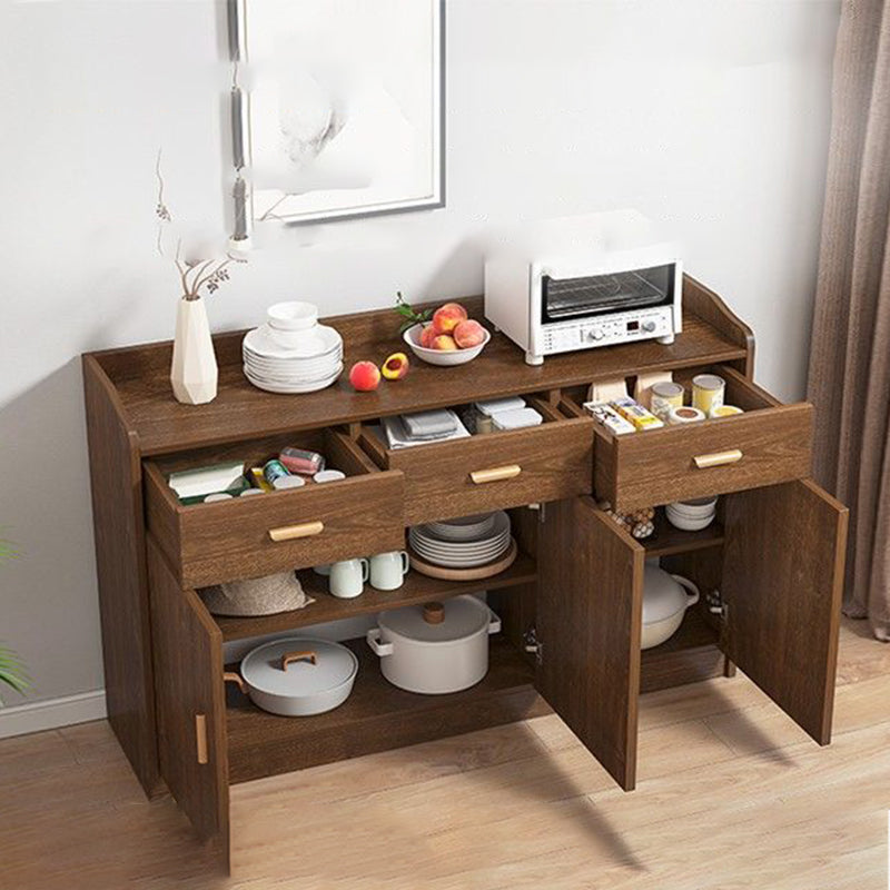 Modern Sideboard Cabinet Engineered Wood Living Room Server with Drawers