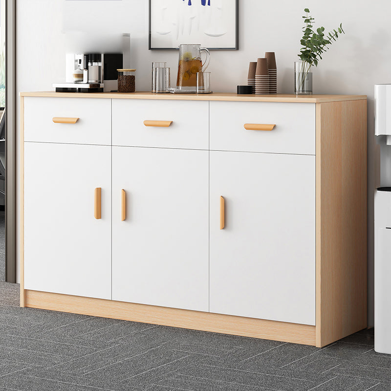 Modern Sideboard Cabinet Engineered Wood Living Room Server with Drawers