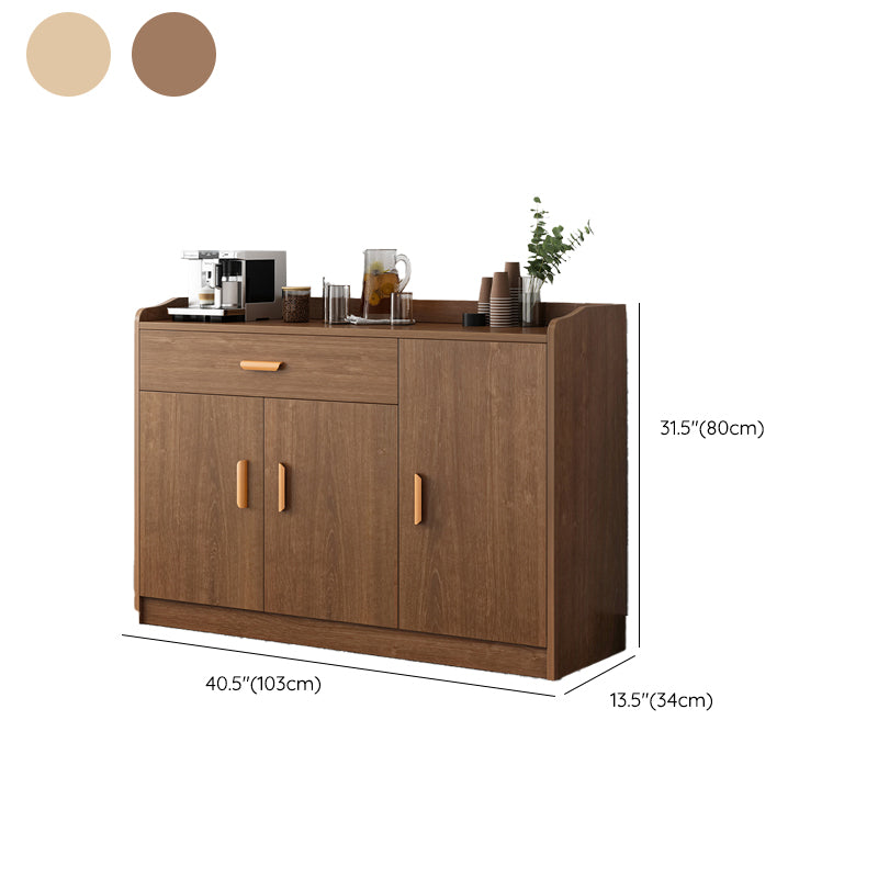 Modern Sideboard Cabinet Engineered Wood Living Room Server with Drawers