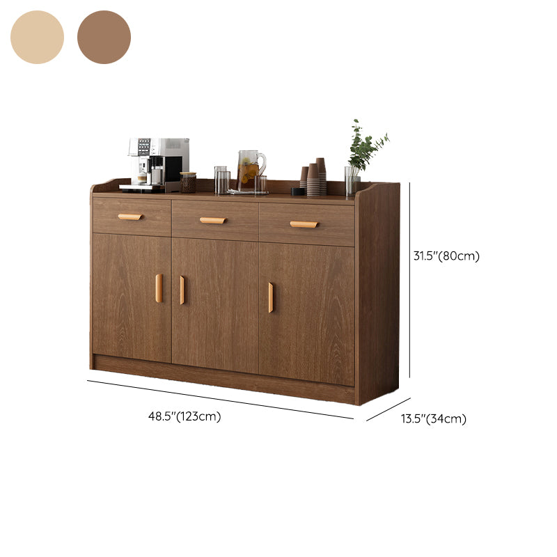 Modern Sideboard Cabinet Engineered Wood Living Room Server with Drawers