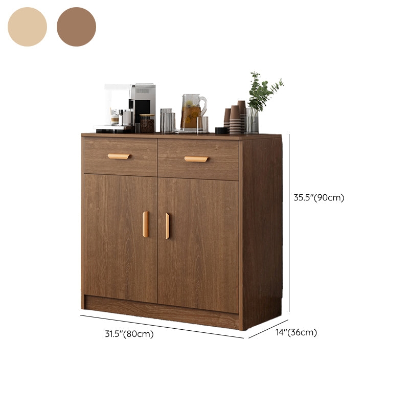 Modern Sideboard Cabinet Engineered Wood Living Room Server with Drawers