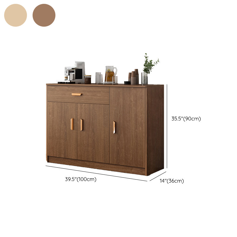 Modern Sideboard Cabinet Engineered Wood Living Room Server with Drawers