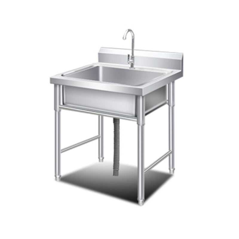 Classic Kitchen Sink Stainless Steel Workstation Sink with Faucet