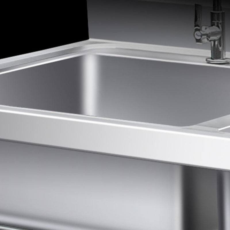 Classic Kitchen Sink Stainless Steel Workstation Sink with Faucet