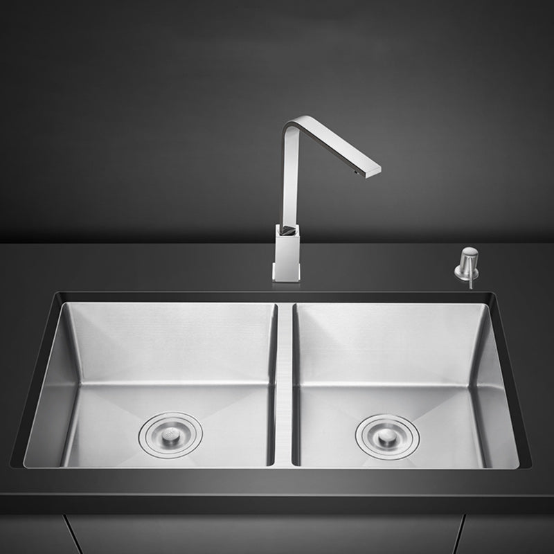 Modern Undermount Kitchen Sink Stainless Steel Kitchen Sink with Faucet