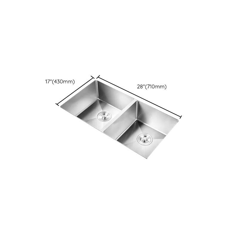 Modern Undermount Kitchen Sink Stainless Steel Kitchen Sink with Faucet