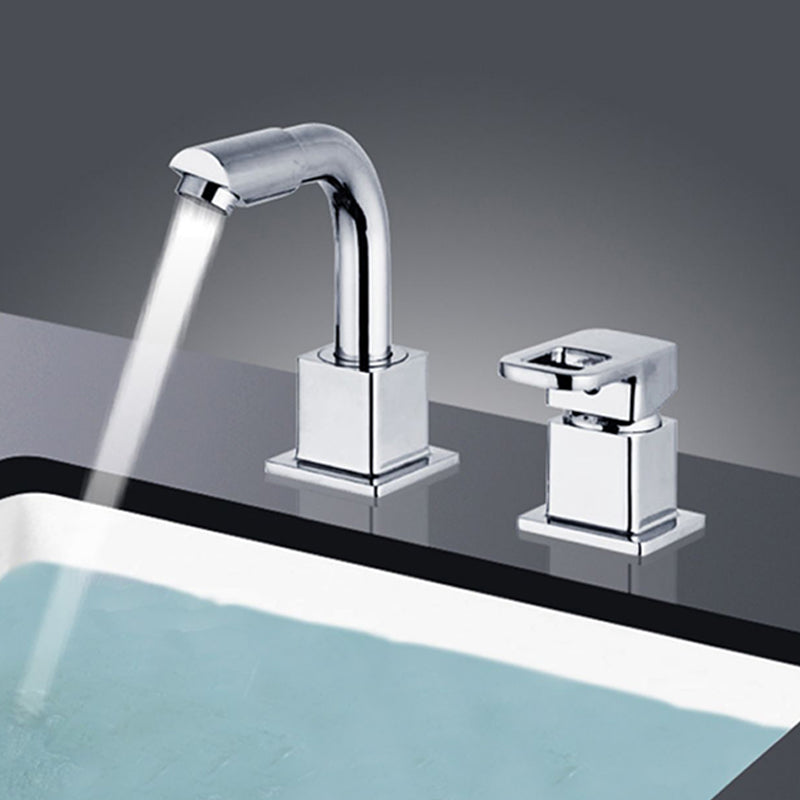 Chrome Bath Faucet Trim with Lever Handle Deck Mount Tub Faucet