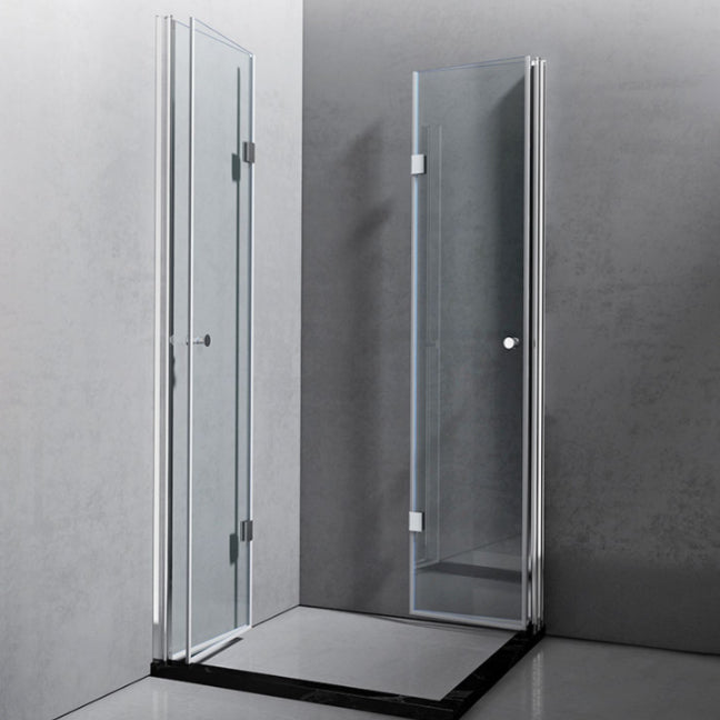 Tempered Shower Bath Door Frameless Bi-Fold Scratch Resistant Shower Doors