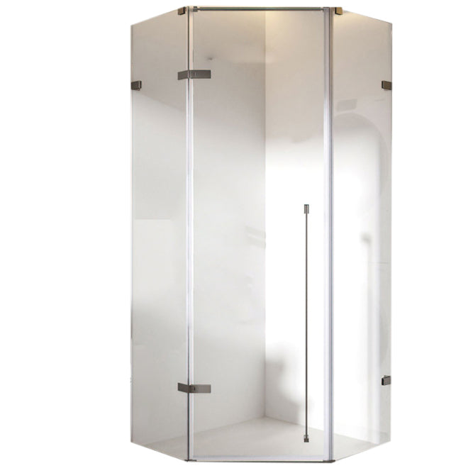 Frameless Shower Bath Door Hinged Clear Tempered Shower Doors