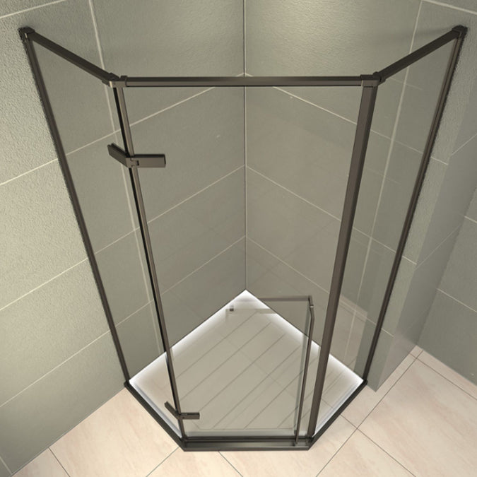 Framed Tempered Shower Doors Hinged Tempered Shower Bath Door