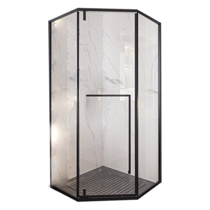 Pivot Transparent Shower Bath Door Tempered Semi-Frameless Shower Door