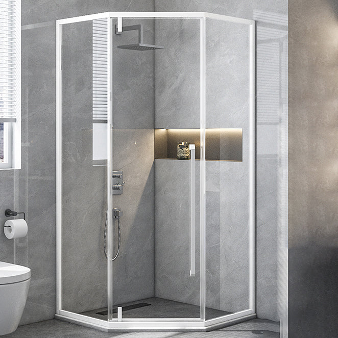 Pivot Grey Shower Bath Door Tempered Scratch Resistant Shower Doors
