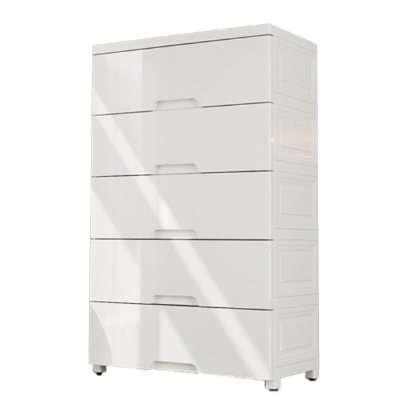 Modern Vertical Baby Dresser Plastic Kids Furniture with Drawers