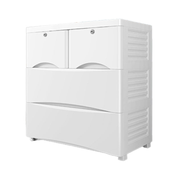 15.6 Inch Width Modern Nursery Dresser Plastic Chest Kids Nightstand