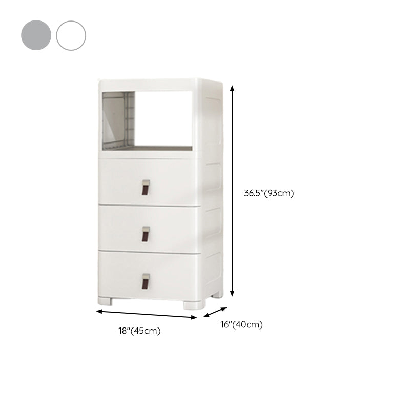 Modern Nursery Dresser Plastic Vertical Kids Furniture for Bedroom