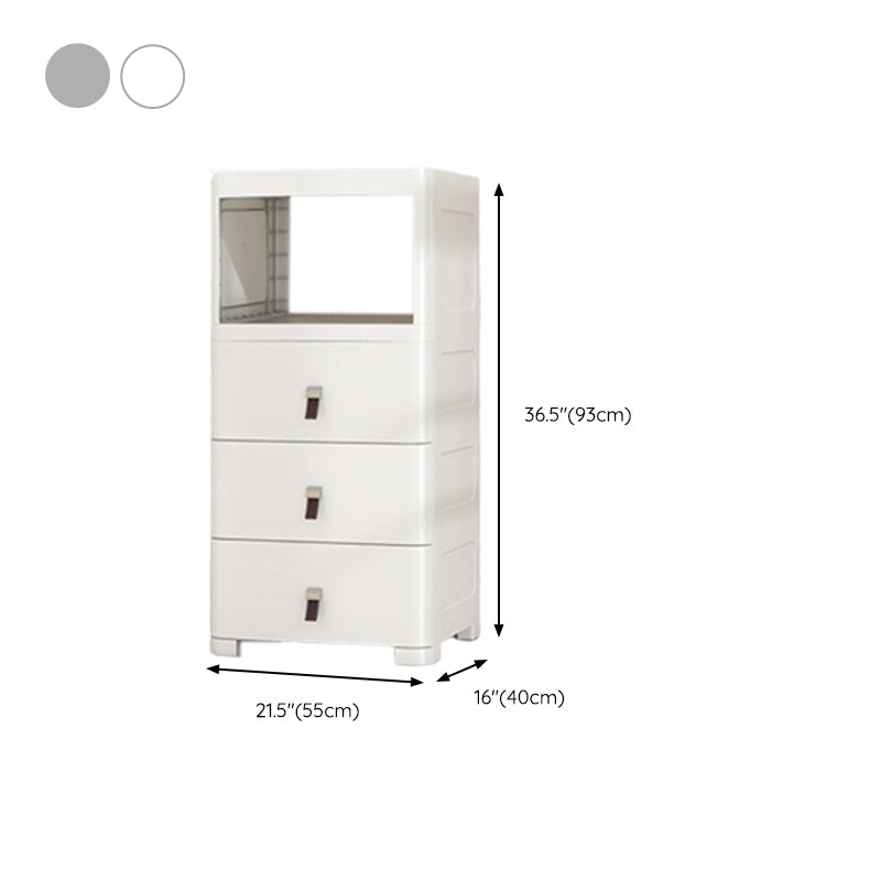 Modern Nursery Dresser Plastic Vertical Kids Furniture for Bedroom