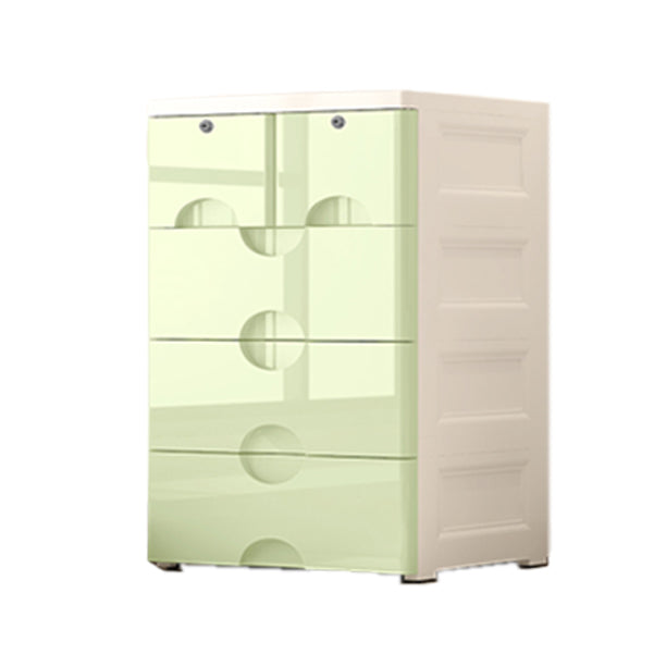 Scandinavian Vertical Nursery Dresser Plastic Kids Furniture for Bedroom