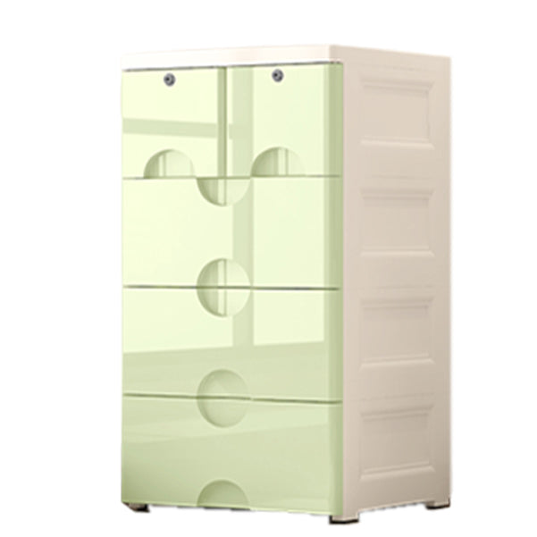 Scandinavian Vertical Nursery Dresser Plastic Kids Furniture for Bedroom