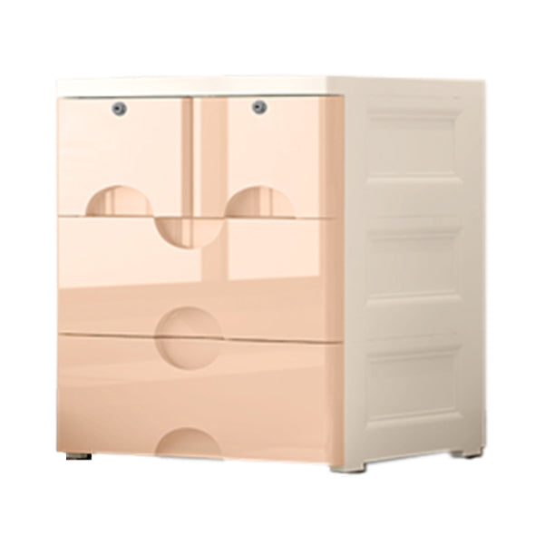 Scandinavian Vertical Nursery Dresser Plastic Kids Furniture with Drawers