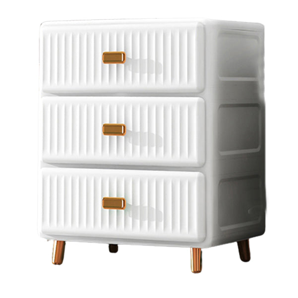 15.6 Inch Width Scandinavian Kids Nightstand Plastic Chest Nursery Dresser