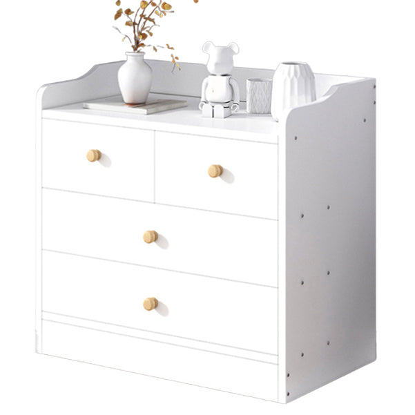 Scandinavian Kids Furniture Wood Nursery Dresser for Bathroom