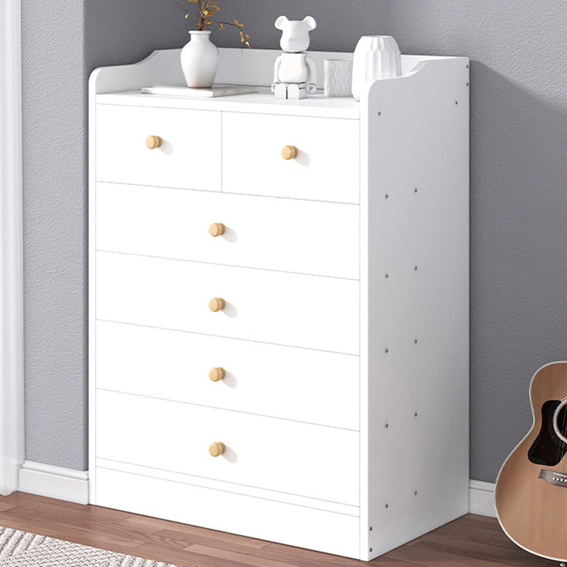 Scandinavian Kids Furniture Wood Nursery Dresser for Bathroom