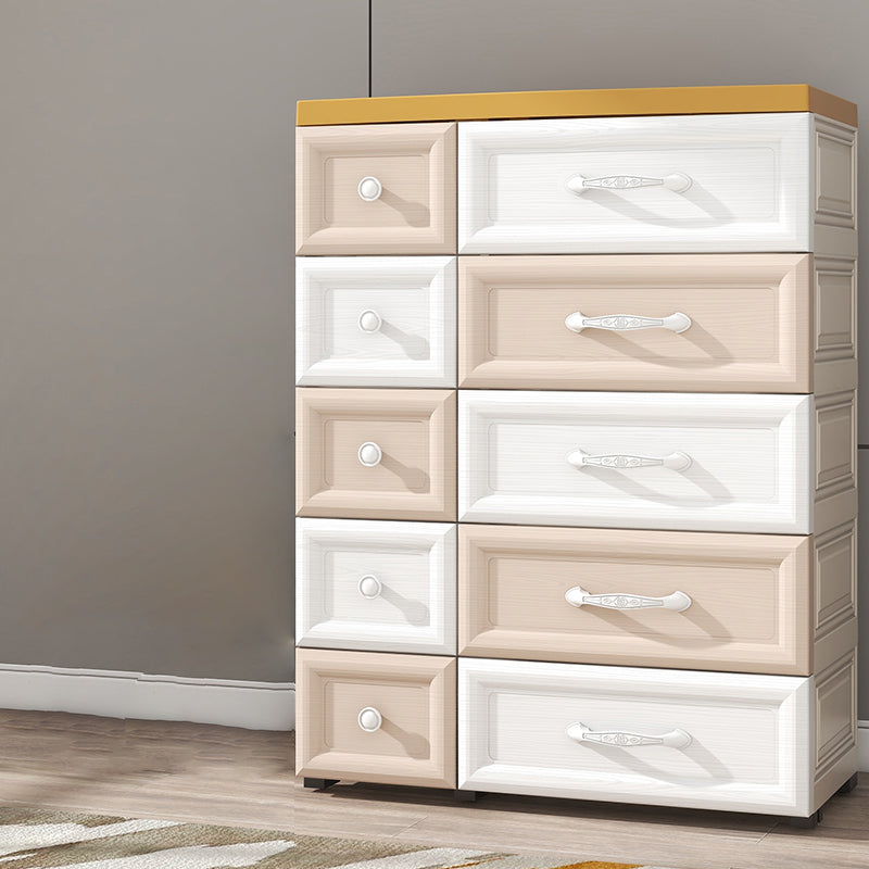 39-inch Height Modern Kids Nightstand Chest Plastic Nursery Dresser