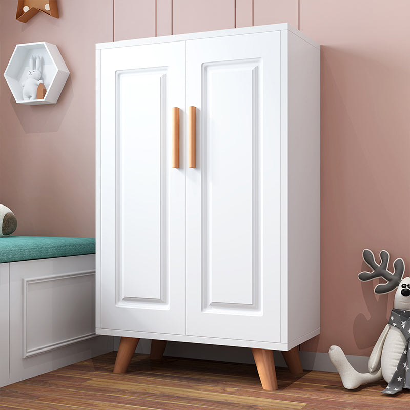 Modern Style Wardrobe Closet Wood Kid's Wardrobe with Garment Rod