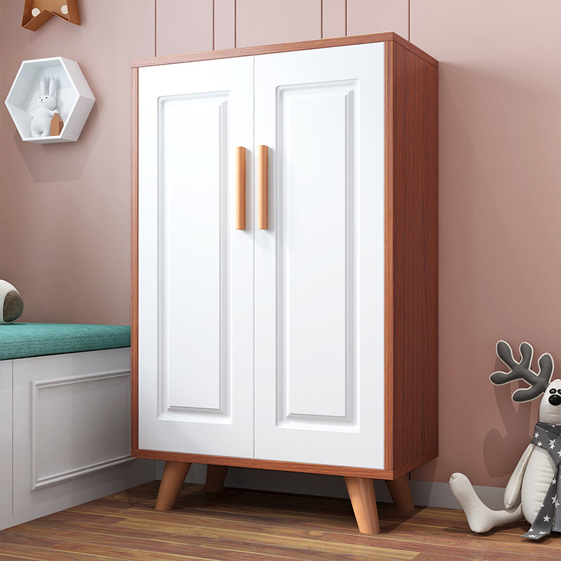 Modern Style Wardrobe Closet Wood Kid's Wardrobe with Garment Rod