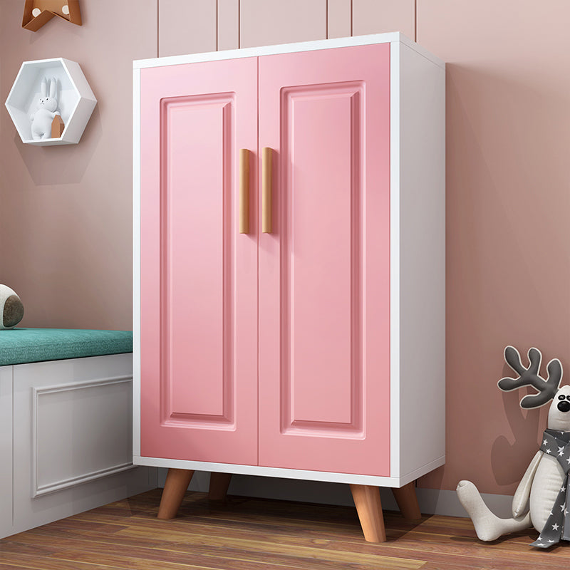 Modern Style Wardrobe Closet Wood Kid's Wardrobe with Garment Rod