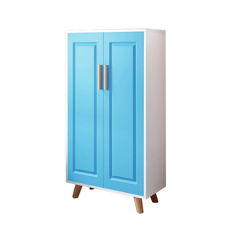 Modern Style Wardrobe Closet Wood Kid's Wardrobe with Garment Rod