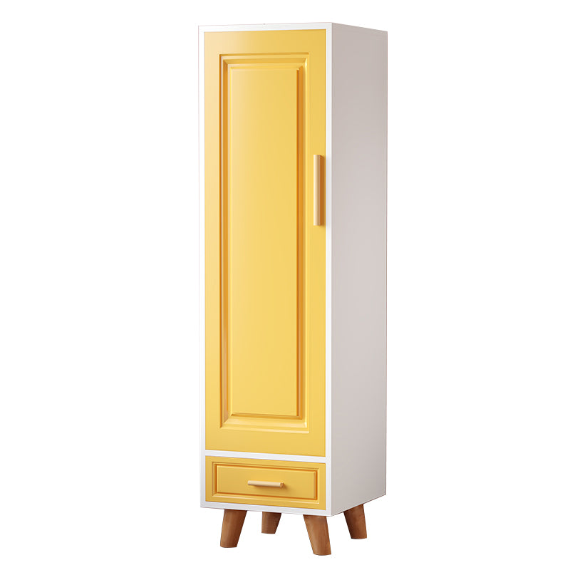 Modern Style Wardrobe Closet Wood Kid's Wardrobe with Garment Rod