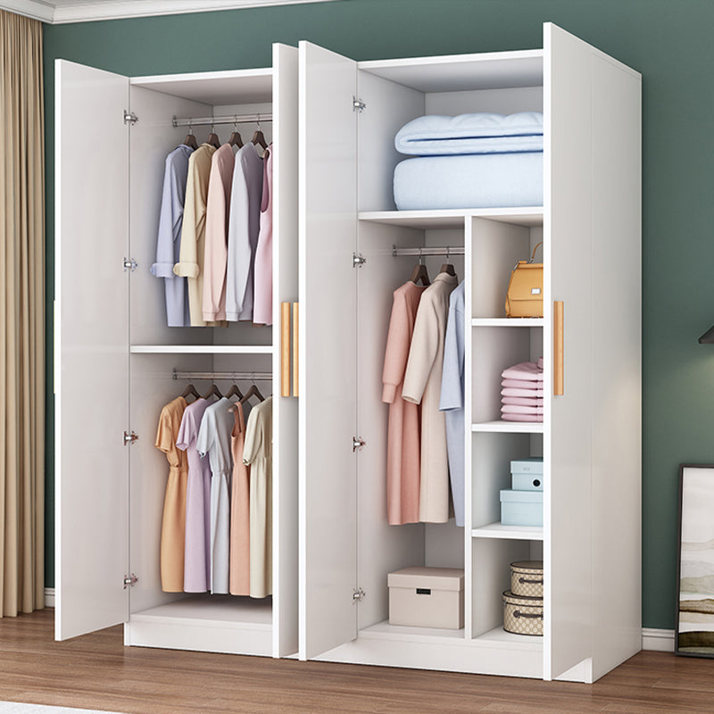 Contemporary Style Wardrobe Armoire Wood Wardrobe Closet With Doors