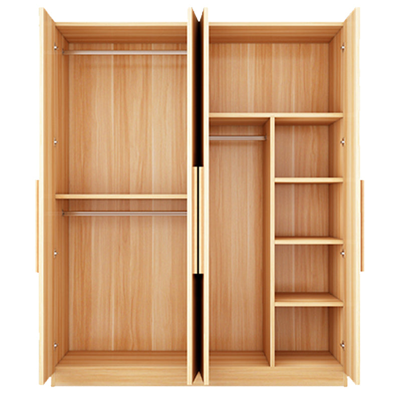 Contemporary Style Wardrobe Armoire Wood Wardrobe Cabinet With Door