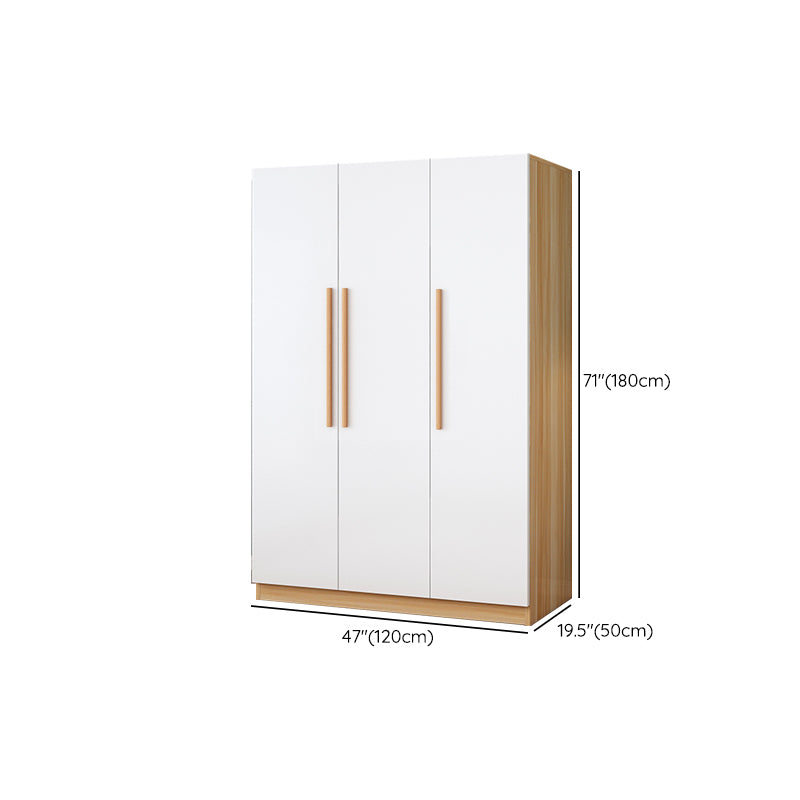 Contemporary Style Wardrobe Armoire Wood Wardrobe Cabinet With Door